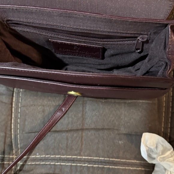 Etienne Aigner Dark Brown Leather Shoulder Bag - Picture 10 of 16